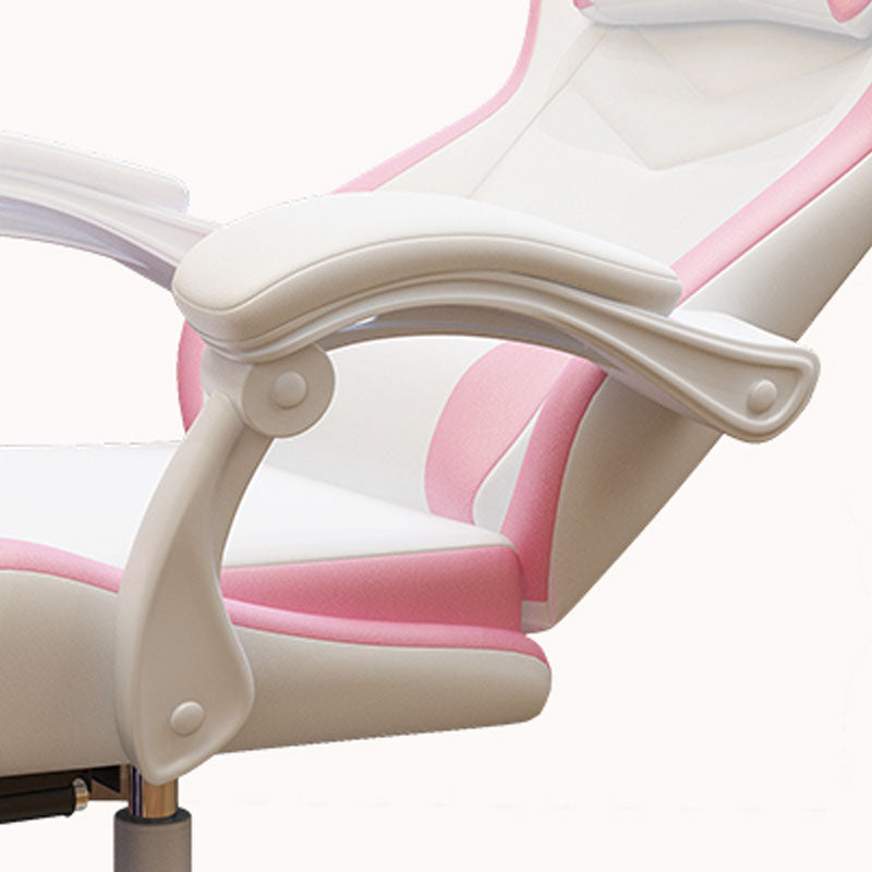 VortexGamingStore White Sponges / Without Pedal Cute & Comfortable Girls Gaming Chair – Perfect for Bedroom or Study Setup