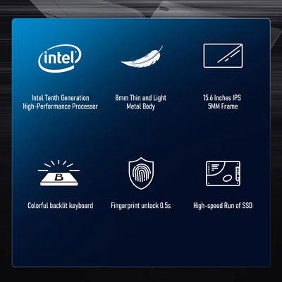 VortexGamingStore 16GB RAM 128GB SSD / Intel N5095A / Russian Federation 1000 computador Windows 10 11 Pro Office Notebook Pc Portable