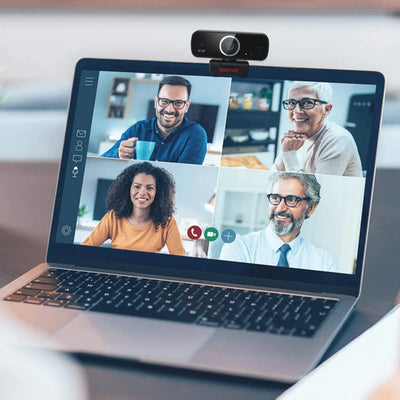 VortexGamingStore Black-1080P 1000 Microphone Computer Web Camera For Online Courses Video Conferencing Streaming