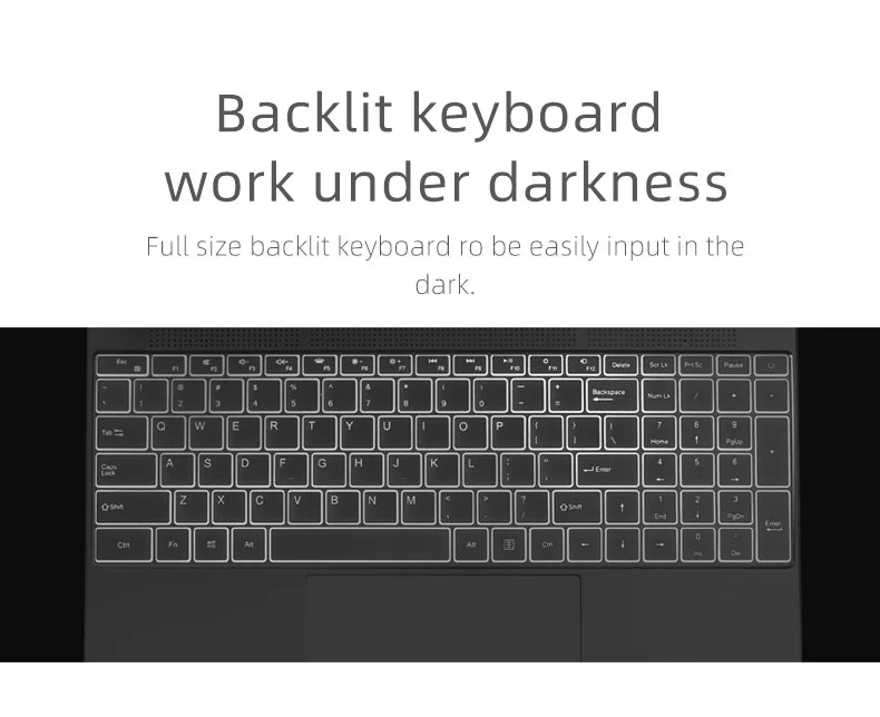 VortexGamingStore 16GB RAM 128GB SSD / Intel N5095A / Russian Federation 1000 computador Windows 10 11 Pro Office Notebook Pc Portable