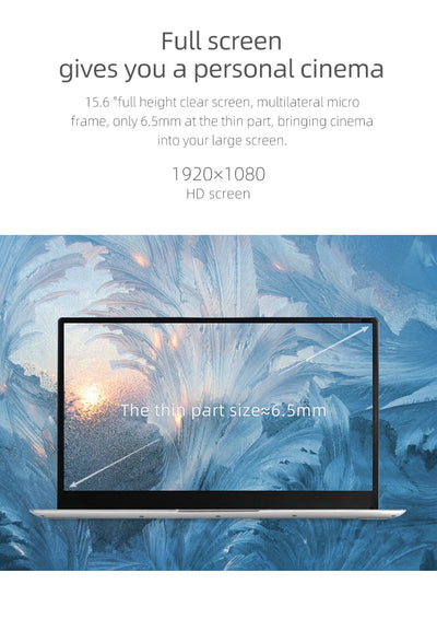 VortexGamingStore 16GB RAM 128GB SSD / Intel N5095A / Russian Federation 1000 computador Windows 10 11 Pro Office Notebook Pc Portable