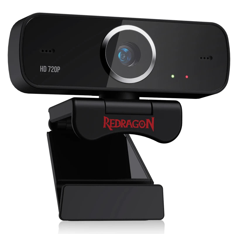 VortexGamingStore Black-720P 1000 Microphone Computer Web Camera For Online Courses Video Conferencing Streaming