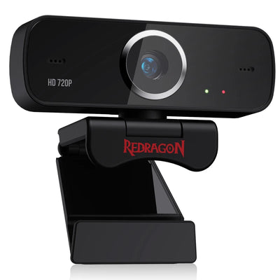 VortexGamingStore Black-720P 1000 Microphone Computer Web Camera For Online Courses Video Conferencing Streaming