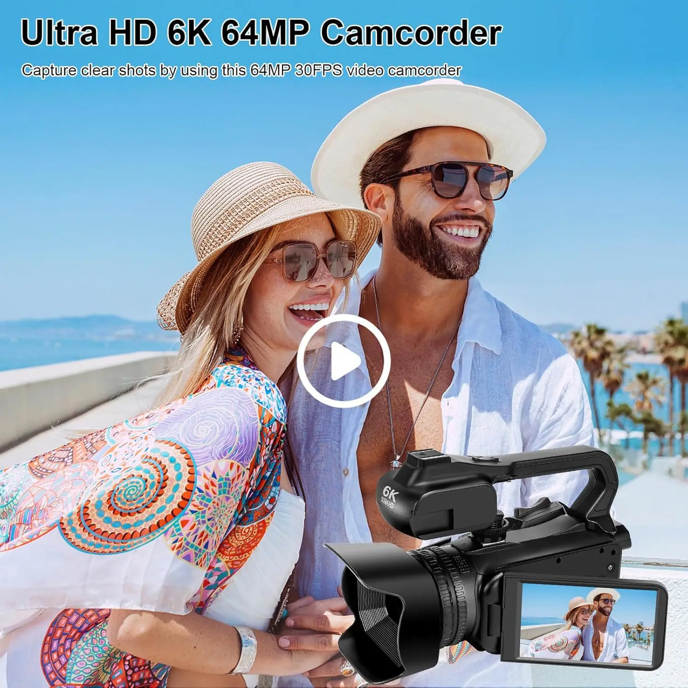 VortexGamingStore wireless mic Light / With 128G SD card 1000 WiFi Webcam digital Video Camera for Live Stream