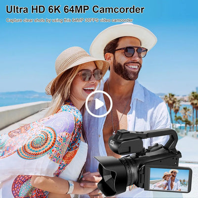 VortexGamingStore wireless mic Light / With 128G SD card 1000 WiFi Webcam digital Video Camera for Live Stream