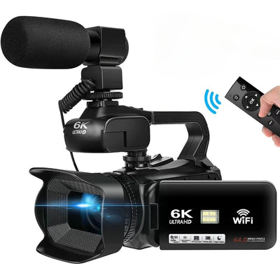 VortexGamingStore With Microphone / With 256G SD Card 1000 WiFi Webcam digital Video Camera for Live Stream