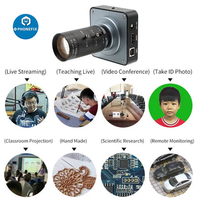 VortexGamingStore Camera 6-12mm Lens 1000 -Mount Camera Live Streaming Webcam