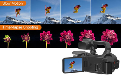 VortexGamingStore wireless mic Light / With 128G SD card 1000 WiFi Webcam digital Video Camera for Live Stream