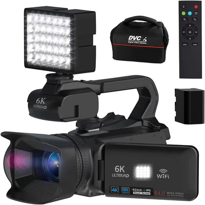 VortexGamingStore With Light / With 256G SD Card 1000 WiFi Webcam digital Video Camera for Live Stream