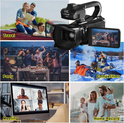 VortexGamingStore wireless mic Light / With 128G SD card 1000 WiFi Webcam digital Video Camera for Live Stream
