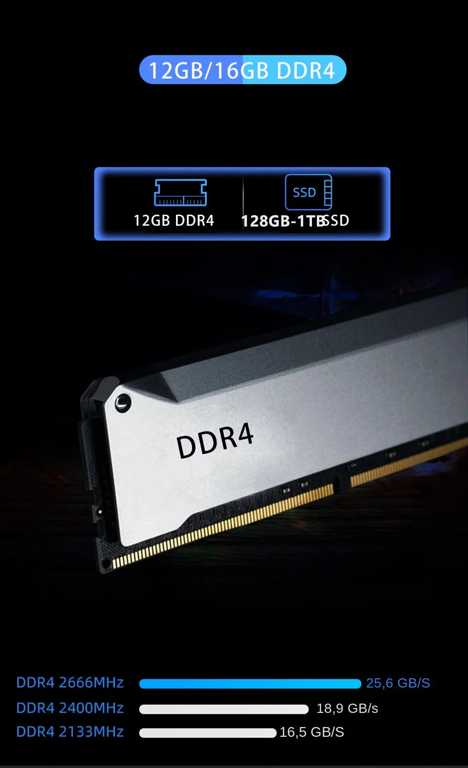 VortexGamingStore 12G 1TB SSD / EU / CHINA 1000 Ultrabook PC Portable Gamer School notebooks